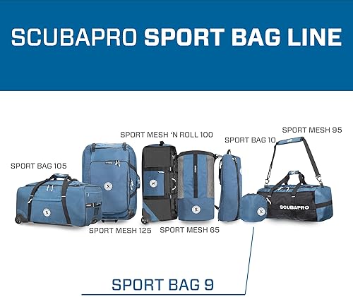 Scubapro Sport 9 Dive Bag in Denim Blue for Scuba Diving Gear