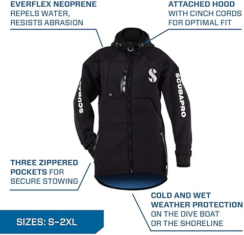 Scubapro Women's Premium Boat Coat - Stylish Protection for Your Seafaring Adventures