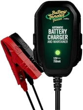 Deltran 12V Battery Tender Junior Charger & Maintainer for Motorcycle & ATVs - Smarter Than Trickle Charger - 021-0123