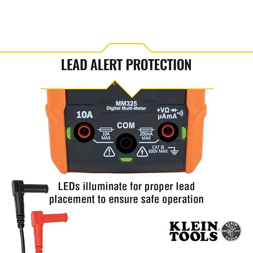 Klein Tools MM325 Digital Multimeter 600V AC/DC Voltage