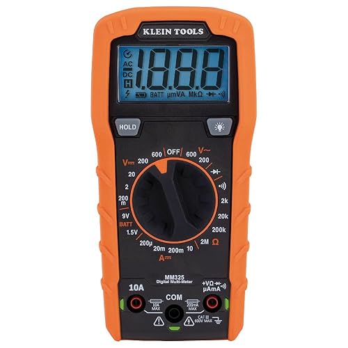 Klein Tools MM325 Digital Multimeter 600V AC/DC Voltage