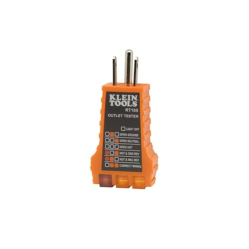 Klein Tools 69149P Electrical Test Kit: Multimeter, Voltage Tester, Outlet Tester - Leads & Batteries