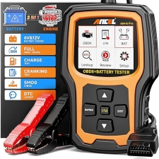 ANCEL AD410 PRO OBD2 Scanner & Battery Tester - Car Diagnostic Tool, Live Data, Battery Analyzer