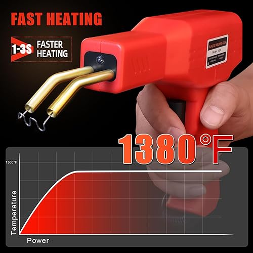 ATOLS Plastic Welder Kit with 1000 Staples for Car Bumper Repair