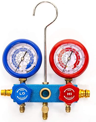 XtremepowerUS 3CFM 1/4 HP Vacuum Pump HVAC A/C Refrigeration Manifold Gauge