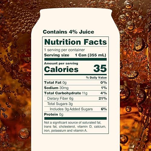 OLIPOP Classic Root Beer Prebiotic Soda, Pantry Pack with Prebiotics, Fiber & Botanicals, Gluten-Free, Vegan, GMO-Free, 12oz (12-Cans)