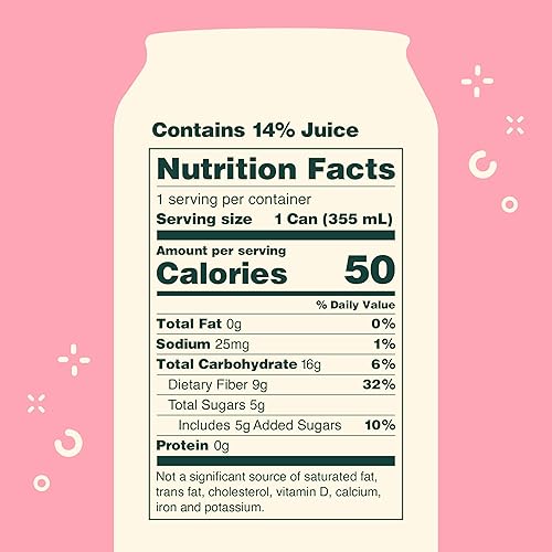 OLIPOP Crisp Apple Prebiotic Soda - 12oz (12-Cans), Gluten-Free, Vegan