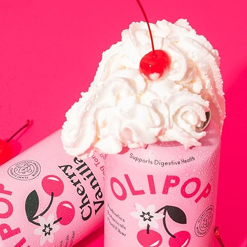 OLIPOP Cream Soda Prebiotic Soda, 12oz (12-Cans), Gluten-Free, Vegan, GMO-Free
