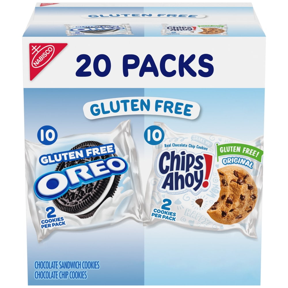 Nabisco Gluten Free Cookies Variety Pack - Chips Ahoy & Oreo - 20 ct