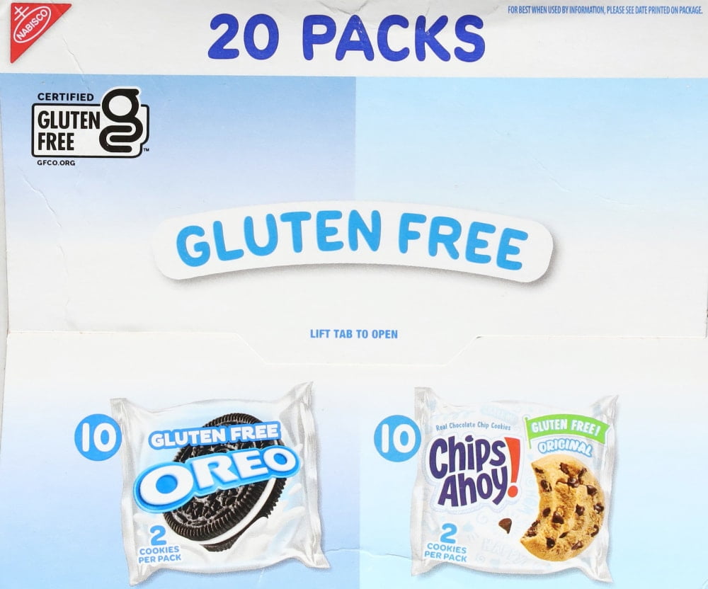 Nabisco Gluten Free Cookies Variety Pack - Chips Ahoy & Oreo - 20 ct