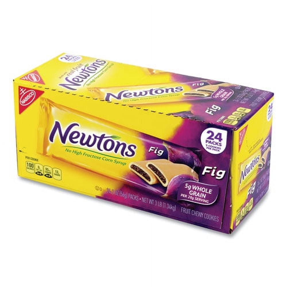 Nabisco Fig Newtons 2 oz Pack: 2 Cookies x 24 Packs/Box, Fast Shipping