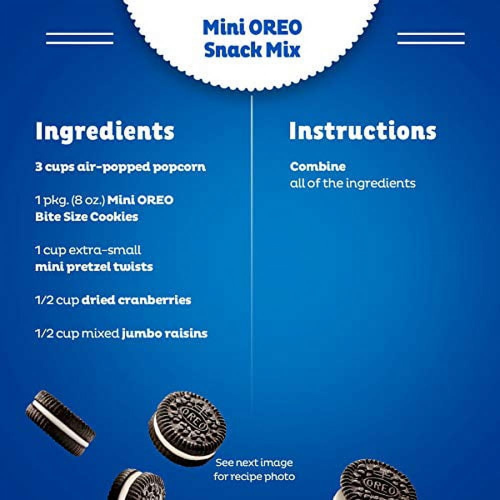 Nabisco Oreo Mini Big Bags, 12-Count (3 oz) - Assorted Flavors - Cookies & Crackers
