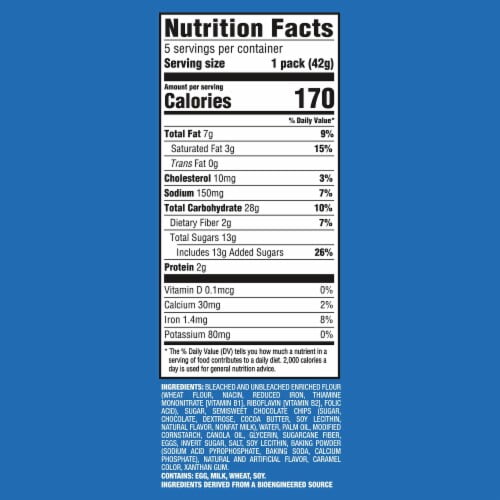 Chips Ahoy! Baked Bites Blondie 7.5 oz - Pack of 2, Varying Packaging