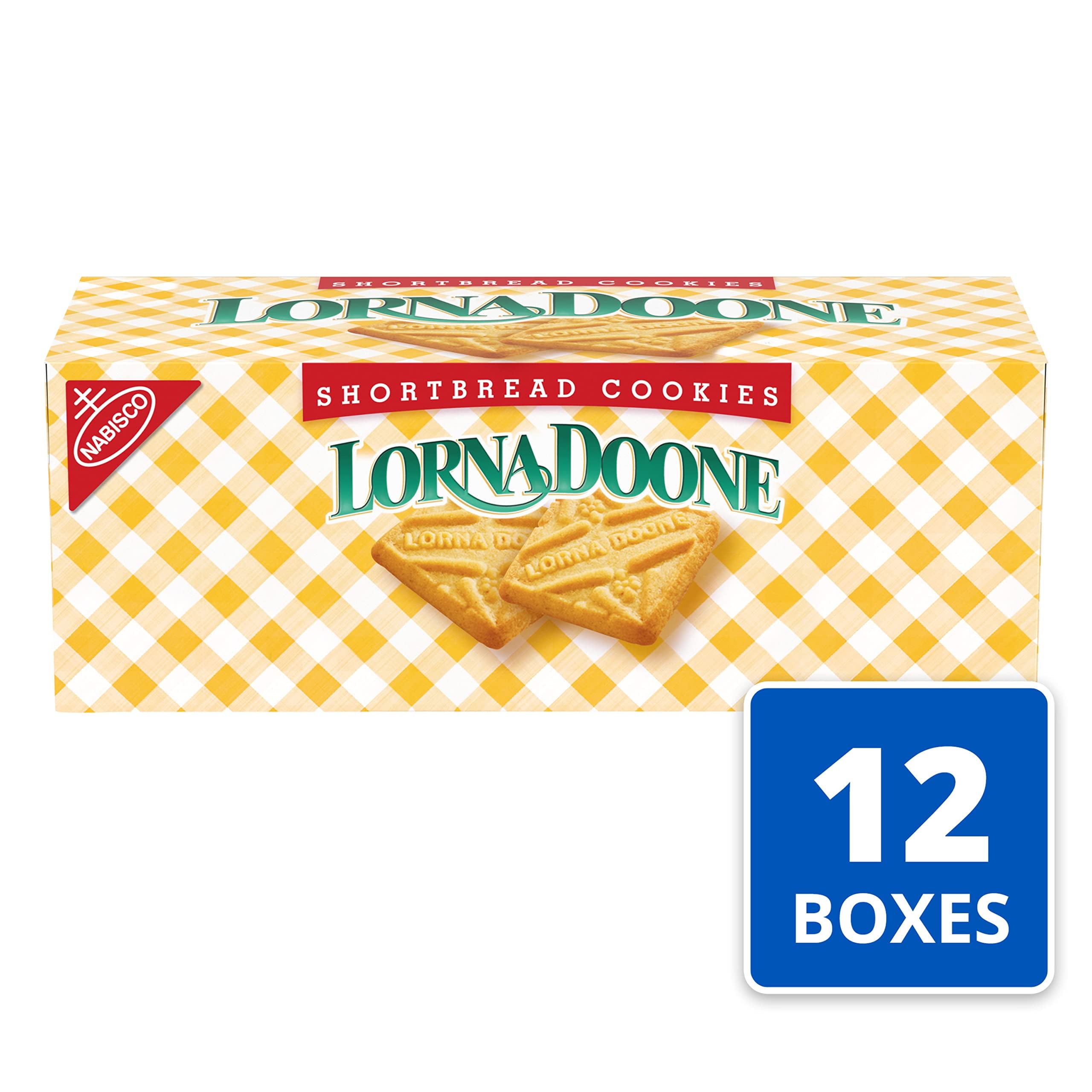 Lorna Doone Shortbread Cookies, 36 Snack Packs, 6 Cookies Per Pack, 12 Boxes
