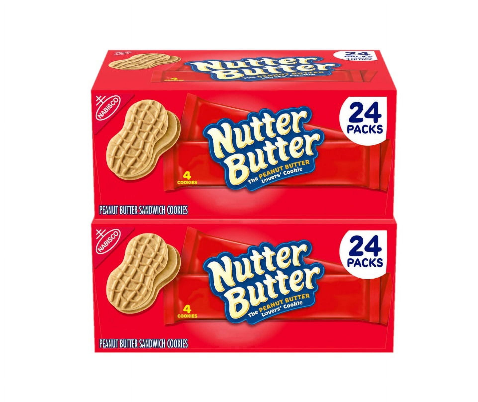 Nutter Butter Sandwich Cookies 1.9 oz 24-Pack x 2 - Delicious Treats