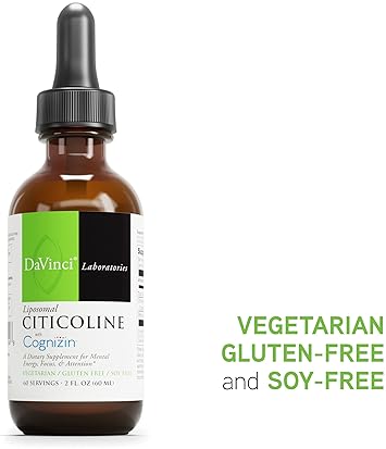 DaVinci Labs Laboratories Liposomal Citicoline - 60 Servings - 2 Fl Oz