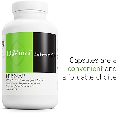 DaVinci Labs Perna Dietary Supplement for Joint Health & Collagen - 180 Capsules