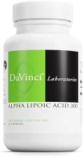 DaVinci Labs Alpha Lipoic Acid 300: Metabolism & Collagen Support - 300mg per Capsule - Gluten-Free - 60 Caps