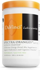 DaVinci Labs Spectra Orange Natural Energy Drink - Endurance & Brain Support - 30 Servings