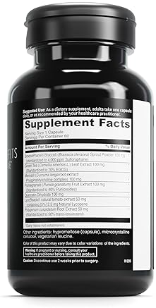 DaVinci Labs Phyto Benefits Capsules with Curcumin & Green Tea - Heart, Brain & Immune Support - 60 ct