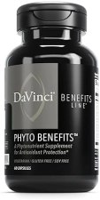 DaVinci Labs Phyto Benefits Capsules with Curcumin & Green Tea - Heart, Brain & Immune Support - 60 ct