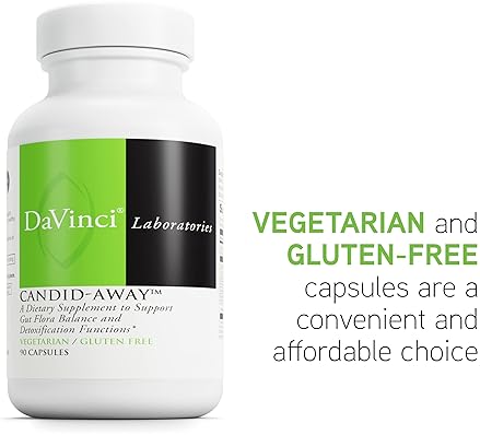 DaVinci Labs DAVINCI Labs Candid-Away - Digestive Gut Health & Immune Support - 90 Vegetarian Capsules