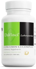 DaVinci Labs Curcumin C3 Complex: Gallbladder & Liver Support Supplement - 60 Capsules