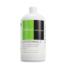 DaVinci Labs Liposomal Vitamin C - Boost Collagen, Immune Health - Gluten-Free, 10.15 oz