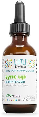 DaVinci Labs Little DaVinci Sync Up Berry Flavored Sulforaphane Brain & Immune Support - 2 Fl Oz