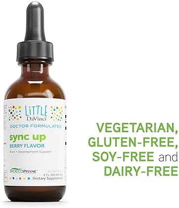 DaVinci Labs Little DaVinci Sync Up Berry Flavored Sulforaphane Brain & Immune Support - 2 Fl Oz