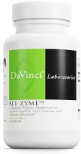 DaVinci Labs Digestive Enzyme Supplement with Calcium, Pepsin, Bromelain, Papain - 90 Tablets