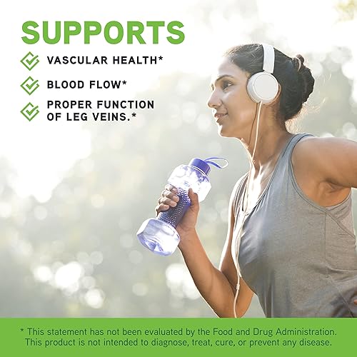 DaVinci Labs Vascular Health Support Supplement - Vitamin C, Diosmin, Gluten-Free - 60 Capsules
