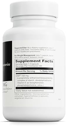 Davinci Labs DIMPro 150mg Capsules - Hormonal Balance & Estrogen Metabolism Support - Gluten-Free - 60 Servings
