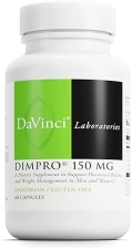 Davinci Labs DIMPro 150mg Capsules - Hormonal Balance & Estrogen Metabolism Support - Gluten-Free - 60 Servings