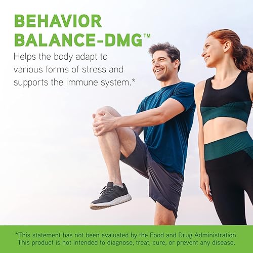 DaVinci Labs Behavior Balance-DMG Dietary Supplement for Clarity, Social Skills, Stress Coping & Immune Health - 120 Capsules