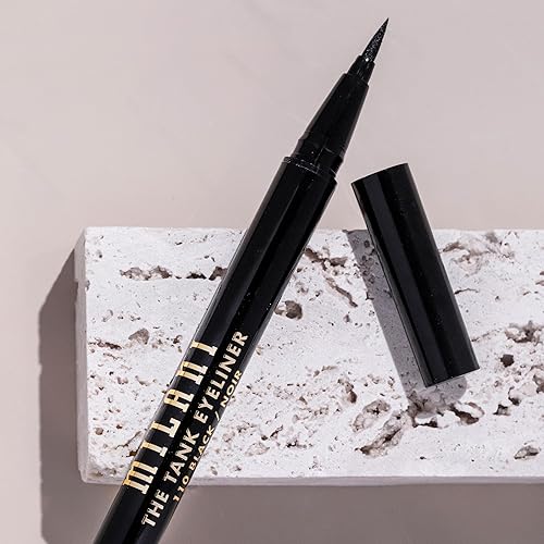 Milani Tank Liquid Eyeliner: No-Skip, Waterproof, Long Lasting, Smudgeproof, Black - Cruelty-Free, 12 Hr Wear