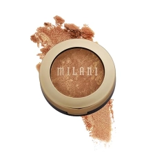 Milani Dolce Baked Bronzer - Cruelty-Free Shimmer Bronzing Powder for Contour & Highlighting, 0.25 oz