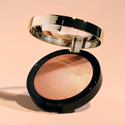 Milani Baked Highlighter Dolce Perla - Shimmery Cruelty-Free Powder, 0.25 oz