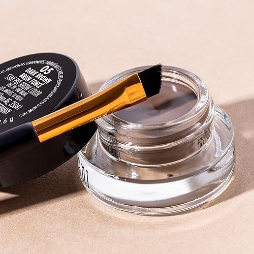 Milani Stay Put Brow Color - Dark Brown (0.09 oz) Vegan & Cruelty-Free Eyebrow Filler