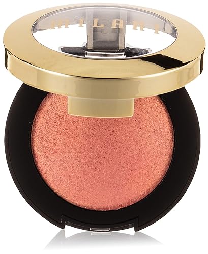 Milani Baked Blush Bella Bellini 0.12 oz Vegan Cruelty-Free Powder Blush - Highlight & Contour Face