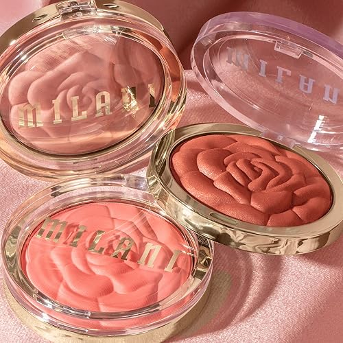 Milani Baked Blush - Cheek Powder for Shape, Contour, & Highlight - Romantic Rose