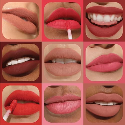 Milani Petal Primavera Baked Blush + Stay Put Longwear Liquid Lipstick Bundle - Smudge-Proof and Fade-Resistant Formula for All-Day Wear