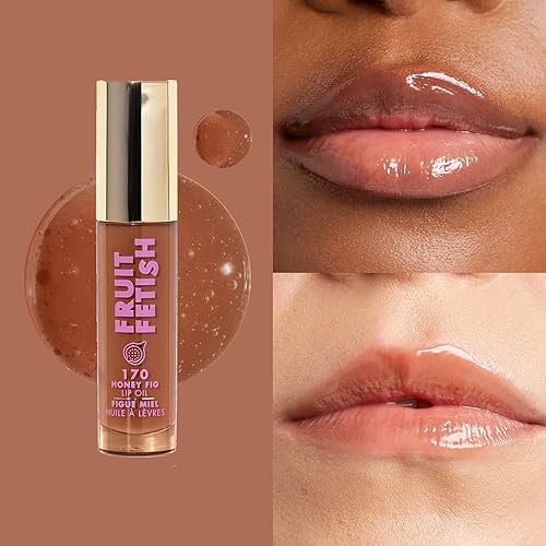 Milani Fruit Fetish Lip Oil: Hydrating Lip Treatment with Vitamin E, Fruit Extracts, and Honey Fig