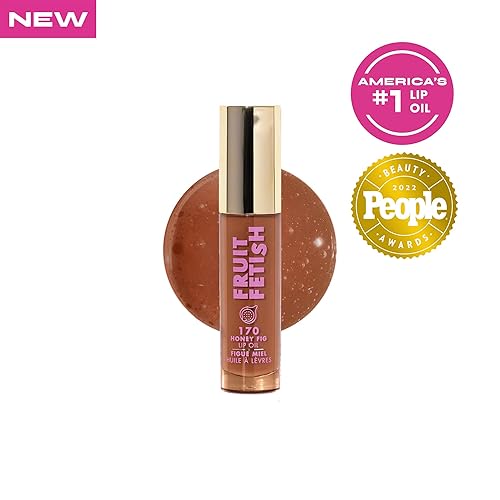 Milani Fruit Fetish Lip Oil: Hydrating Lip Treatment with Vitamin E, Fruit Extracts, and Honey Fig