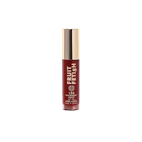 Milani Fruit Fetish Lip Oil with Vitamin E - Blackberry Agave Hydrating Lip Treatment