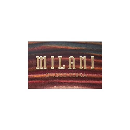 Milani Gilded Terra Eyeshadow Palette - 15 Hyper-Pigmented Shades for Intense Color Pop