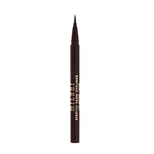 Milani Tank Liquid Eyeliner - No-Skip Waterproof Makeup Pen, Long Lasting & Smudgeproof - Brown 120