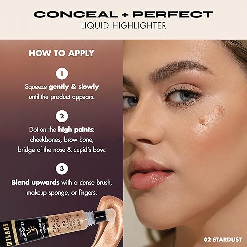 Milani Conceal + Perfect Facelift Kit: Toffee Contour, Molten Highlighter, Pumpkin Undereye Brightener
