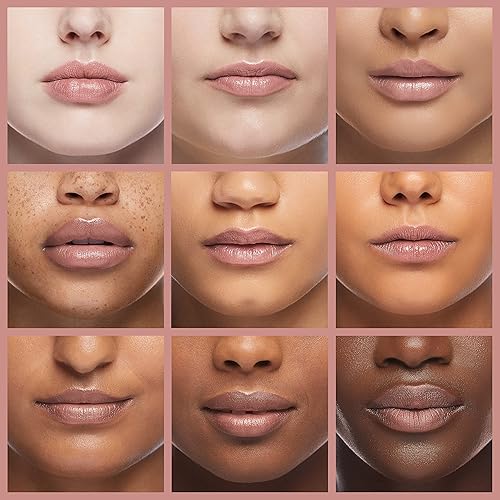 Milani Lip Gloss, Nourishing Lip Plumper with Hyaluronic Acid & Peptides, Soft Rose Shade