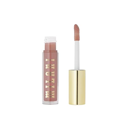 Milani Lip Gloss, Nourishing Lip Plumper with Hyaluronic Acid & Peptides, Soft Rose Shade